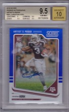 CHRISTIAN KIRK 2018 Score Rookie Autographs Artist Prf RC 20/35 BGS 9.5/10 Auto
