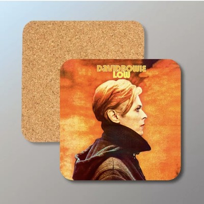 David Bowie - Low - Cork backed coaster - FREE shipping