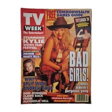 TV Week Vintage Magazine August 20, 1994 Melissa George & Roachford Pin-Ups