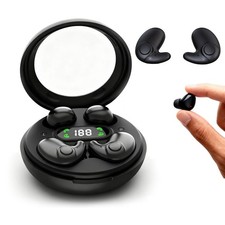 Flat Sleep Invisible Small Mini Earbuds Wireless Bluetooth Ear Buds for Sleep...