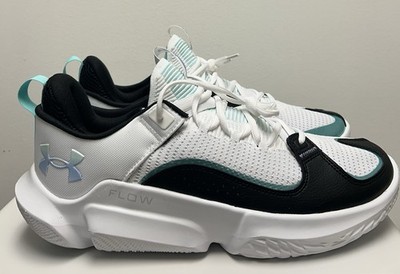 Size 13-Mens UNDER ARMOUR FLOW FUTR X 3 SOS 3026834-100 White/Black Shoes NEW