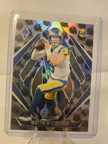 2024 Panini Phoenix Matthew Stafford Team Helmet Prizm /399 Rams MVP Playoff