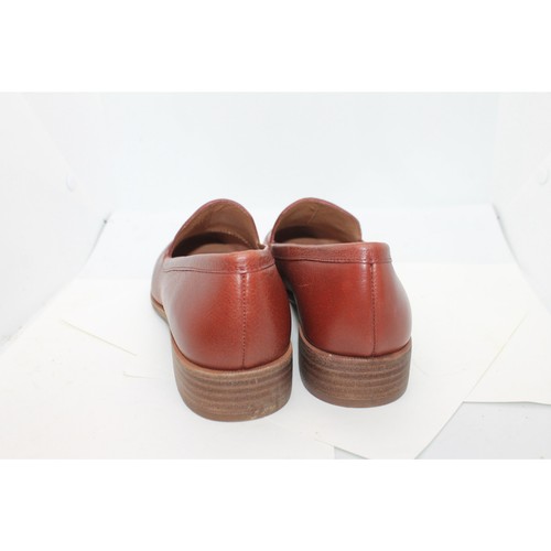 Madewell 'Francis' Burnished Mahogany Loafers sz 8M - Picture 4 of 5