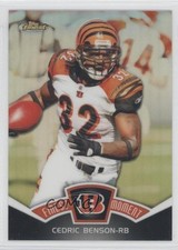 2012 Topps Finest Finest Moments Refractor Cedric Benson #FM-CB gp3
