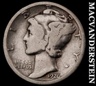 1926 Silver Mercury Dime - Scarce  Better Date  No Reserve  #i4734