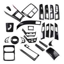 For Subaru Forester 2009-13 ABS Carbon Fiber Interior Full Decor Kit Cover Trim