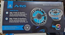 JL Audio M6-770X-S-GwGw-i 7.7" Marine Coaxial Speakers Sport Grilles