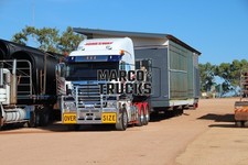 Truck photo Freightliner Argosy flatbed/tarpaulin Australia white JONESWA #g7xi
