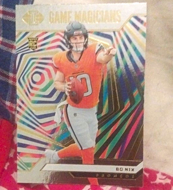 Panini 2024 Illusions Game Magicians Bo Nix Denver Broncos #18 (RC)