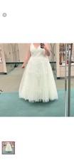David's Bridal Ivory Wedding Dress