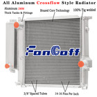 2 Row Aluminum Radiator for BMW E30 E36 318i 318is 318ti Z3 L4 1.9L 1991-1999