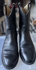 Ariat Boots Roper Heritage Western Biker Dress Black Leather Mens 11 D 10002280