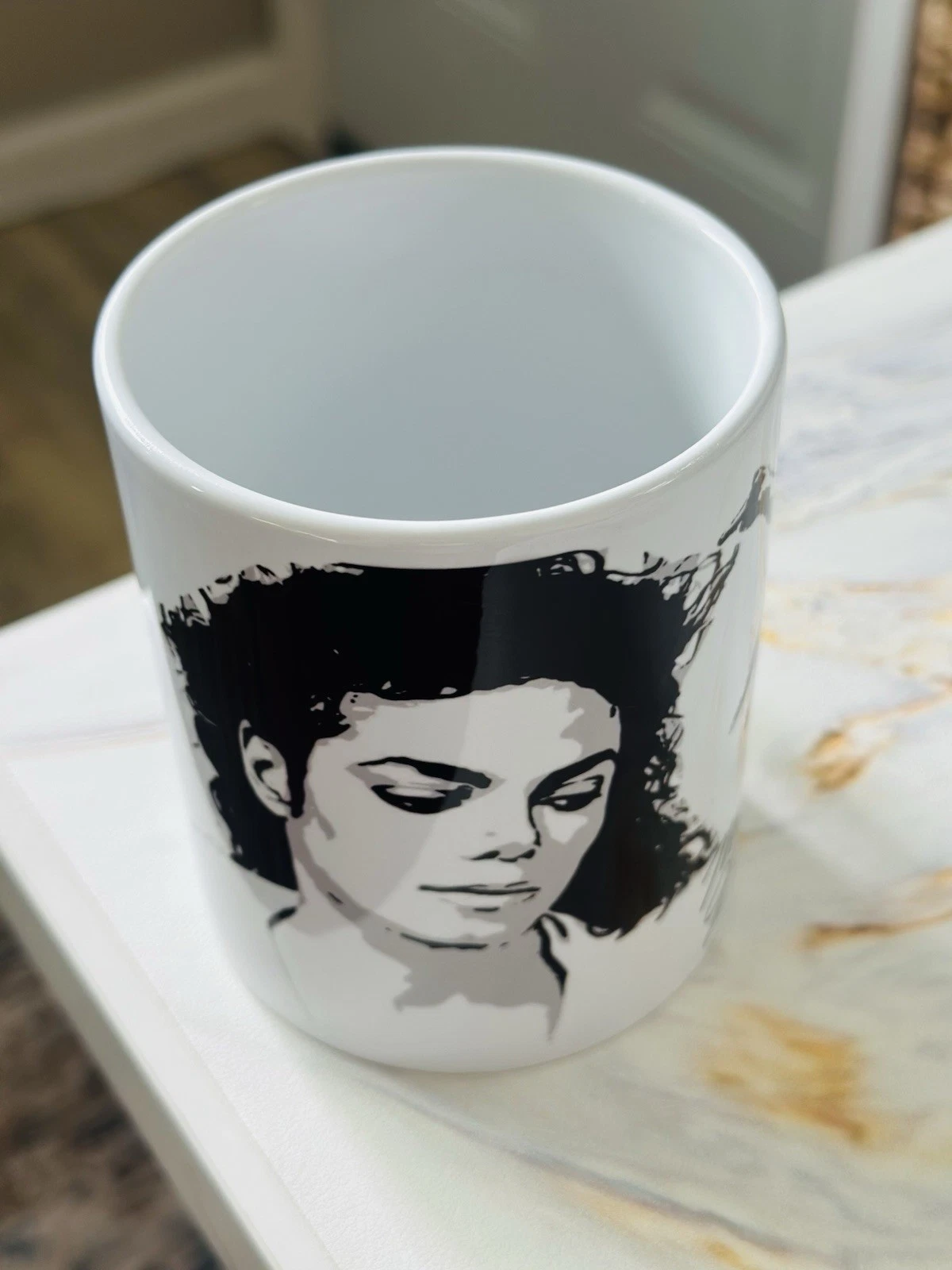 Michael Jackson Monochrome Mug