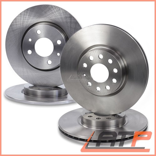 4X BREMSSCHEIBE + BELÄGE + ABS-RING VORNE HINTEN FÜR VW CORRADO 2.9 VR6 VENTO 2.0 - Bild 2 von 5