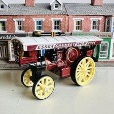 Lledo Trackside 1:76 OO Essex Country Show Showmans Traction Engine Model