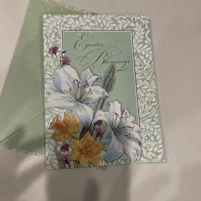 Easter Blessings Card   Sacred Heart Southern Missions   Floral Design   New