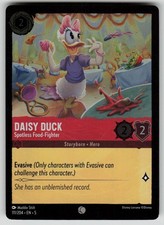Daisy Duck - Spotless Food-Fighter Cold Foil Shimmering Skies 111/204 Lorcana NM