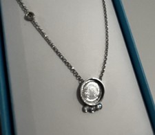 Stella Picciotto Verona 925 Sterling Silver Necklace Pendant Gift Boxed