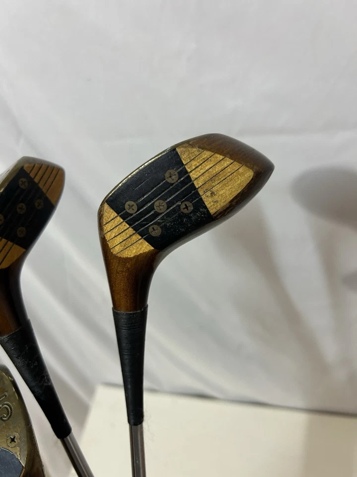 Juego de madera MacGregor Golf Tourney Caqui 3 4 5 Macgregor Pro eje rígido flexible Foto 3 de 4