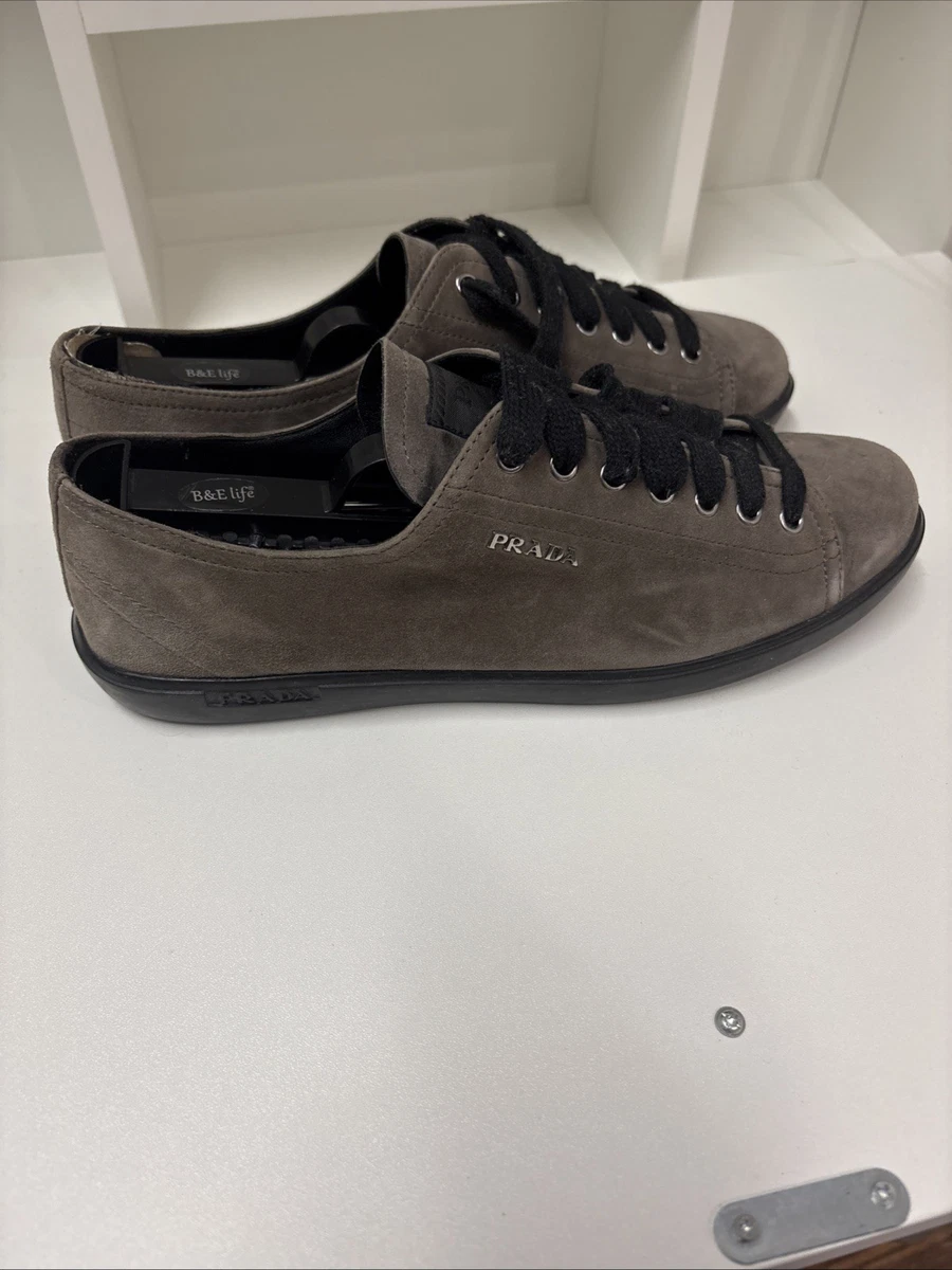 PRADA Gray Suede Athletic Shoes for Women for sale | eBay