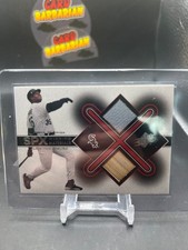 2001 SPX Frank Thomas Game used Jersey/Bat Dual Relic White Sox's