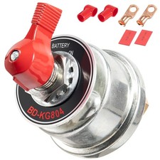 High Current Battery Disconnect Switch 300A, 12-24V Master Power Cut...