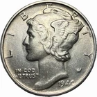 1940-S Mercury Dime 10c AU/BU - BC7