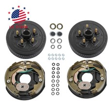 5 on 5 Bolt Circle Drum Kits w/10" x 2-1/4" Electric Brake for 3500lbs Trailer