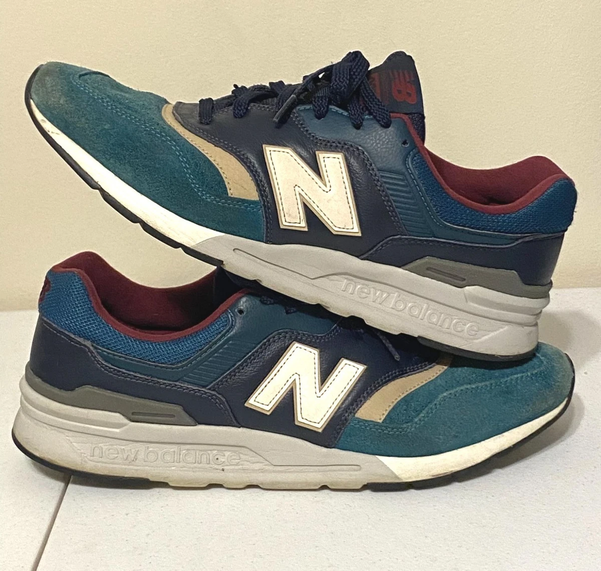Men\'s‎ New Balance 997H Navy Teal Classics Size 12 CM997HWC New Balance 997H Navy Teal for Sale | Authenticity  main image 4