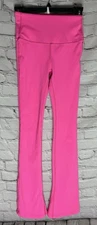 Tiger Friday Dance Leggings Womens Mini Flare Full Length Adult XS Neon Pink
