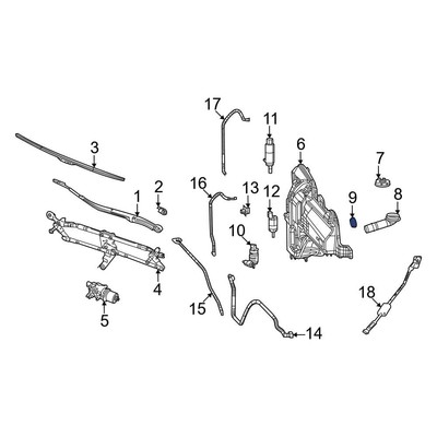 #ad For Jeep Grand Cherokee L 21 25 Jeep Washer Fluid Reservoir Filler Pipe Grommet $10.49