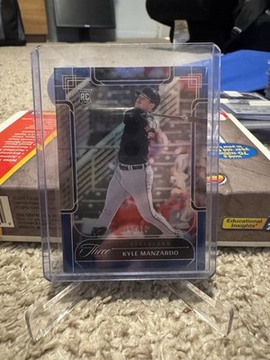 2024 Panini Three and Two Kyle Manzardo SP Rookie Card #'d /15 Guardians RC