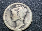 1921-D Mercury Dime Circulated Silver 10C Denver - Semi-Key!!