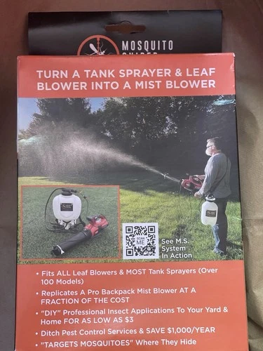 MOSQUITO SNIPER SYSTEM Blower/Fogger: High-Powered Mist Sprayer for Leaf Blowers