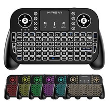 Mini Keyboard Touchpad Dual-Mode 2.4GHz Bluetooth Backlight Rechargeable