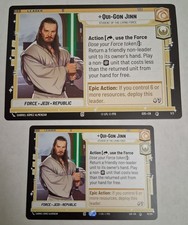 Qui-Gon Jinn Student of the Living Force Star Wars Unlimited Gift Box Promo