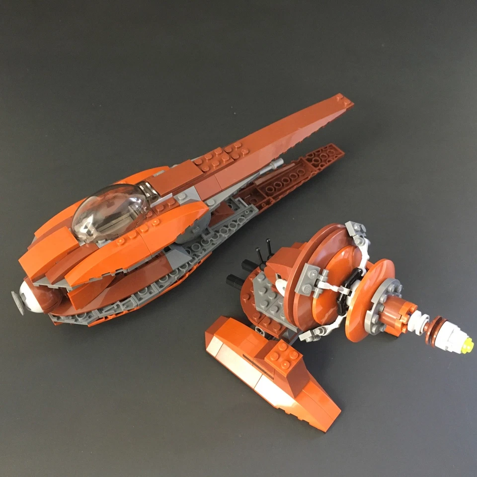 Lego Star Wars Geonosian Starfighter y cañón solamente. 7959, 9491 Foto 3 de 4