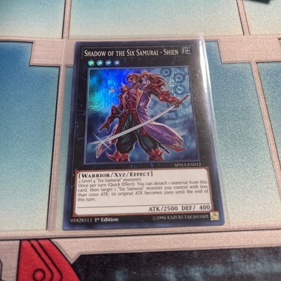 Yugioh Shadow of the Six Samurai - Shien SPWA-EN012 Super Rare 1st Edition NM