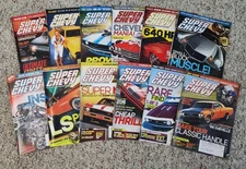 🔥 Super Chevy 2007 Complete 12 Issues Camaro Chevelle Big Block LS Tech – VG