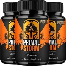  3 pack Primal Storm Performance Support, PrimalStorm Capsules - 180 Capsules 