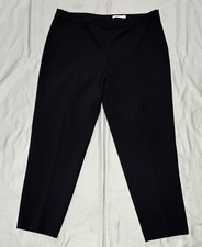 Boss Hugo Boss Pants Womens 12 Black Tilluna SideZip2 Side Zip Dress Work Ankle