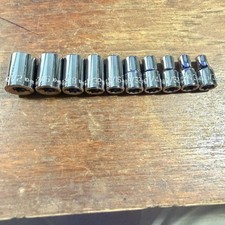 Armstrong 14 Sae Shalow Socket Set 12-532 Usa Never Used Armstrong 14 Sae Shalow Socket Set 12-532 Usa Never Used