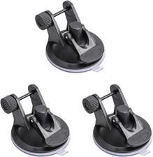 3 Pack Dash Cam Suction Mount Holder Car Camera GPS Suction Cup Stand