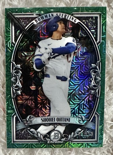 2026 Bowman Chrome Shohei Ohtani Bowman Sterling Green Mojo /99 #BST-6 Dodgers