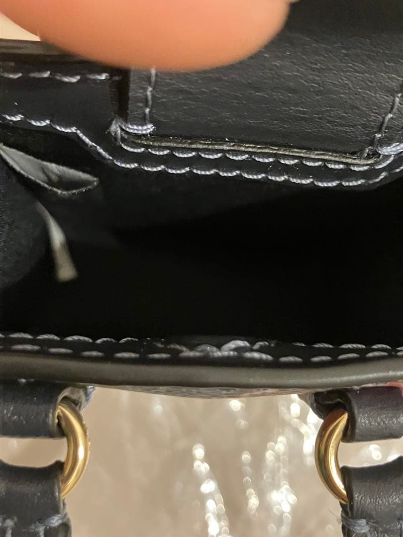 COACH cherry pattern mini bag type key ring charm - image 7