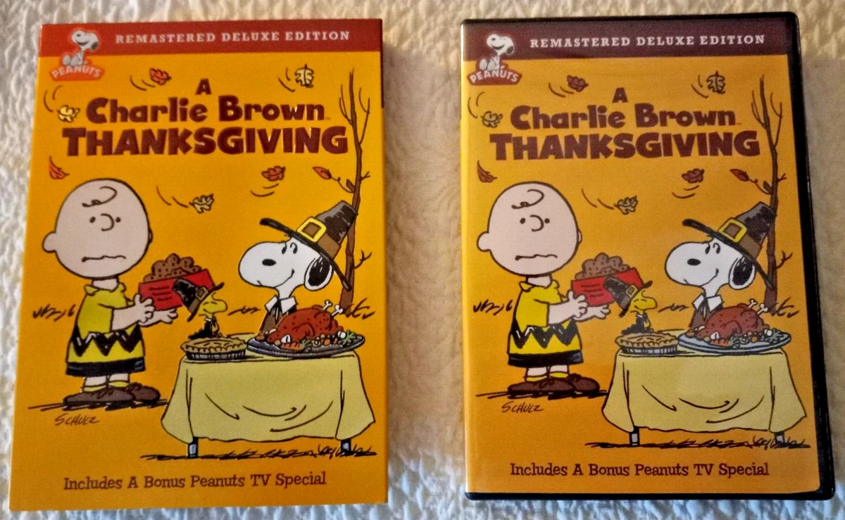 A Charlie Brown Thanksgiving Dvd Cover