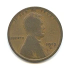 1913-D Lincoln Cent, Good Condition, Free Shipping