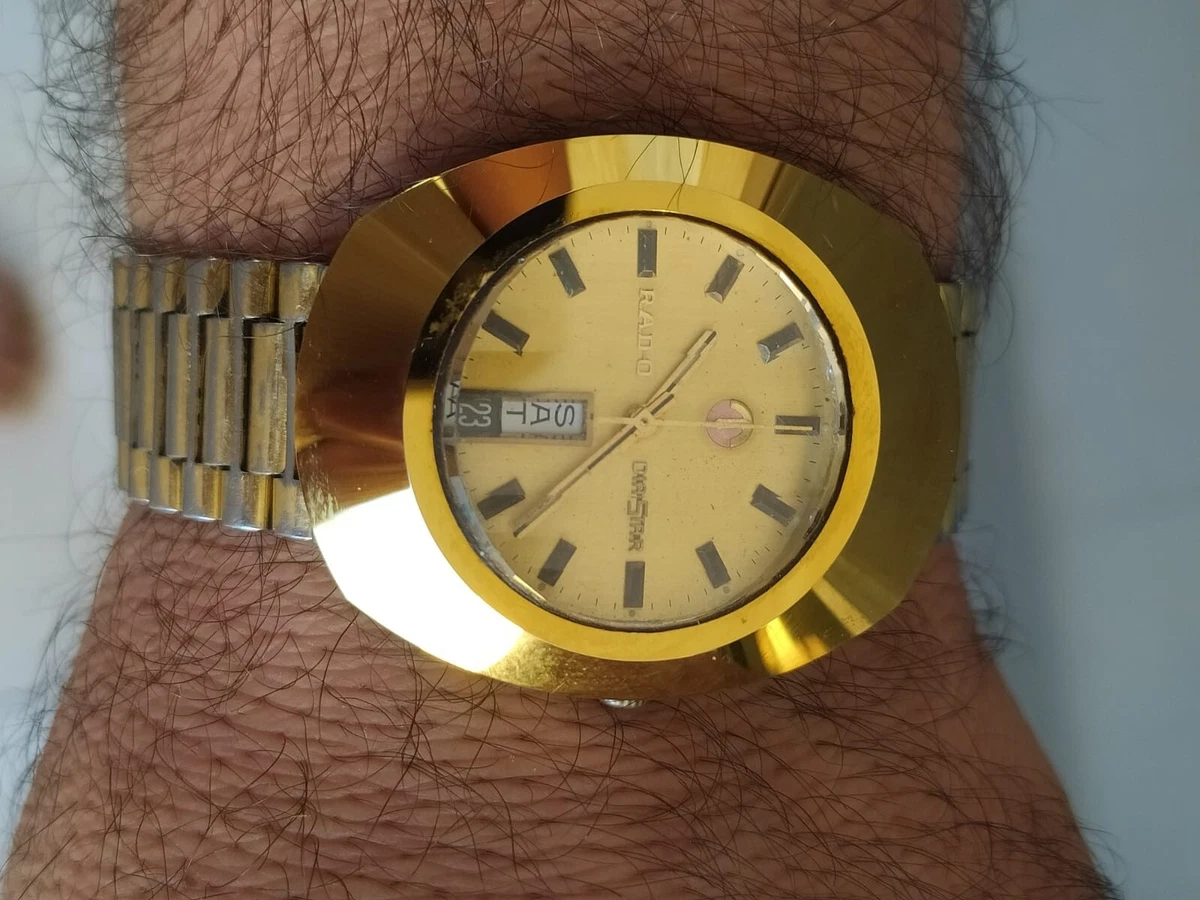 Rado DiaStar 636.0013.3 Original Automatic Gold Dial Swiss Watch