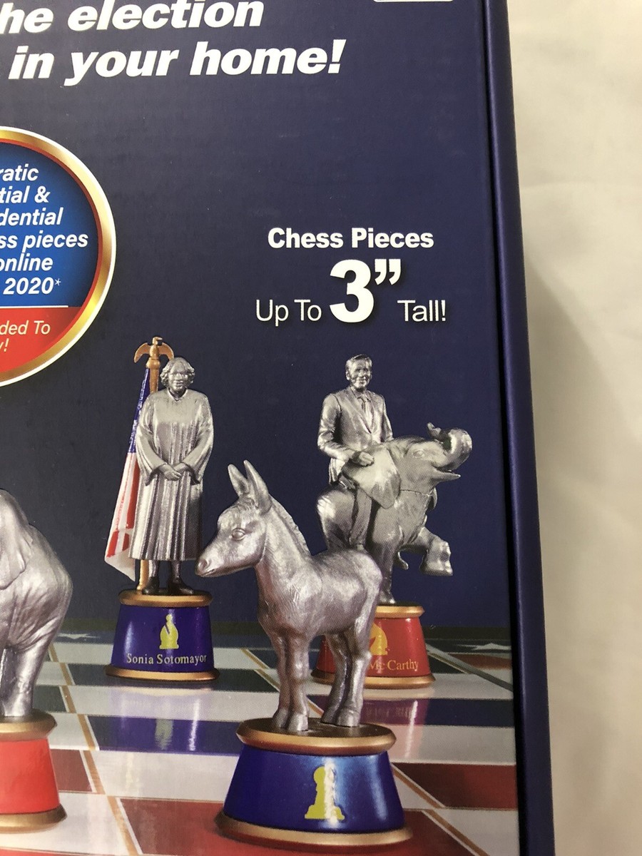2020 Battle for White House Collector's Edition Chess Set Board