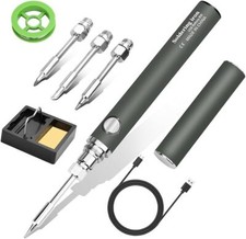 Ensemble de fer à souder sans fil, fer à souder sans fil rechargeable par USB, 